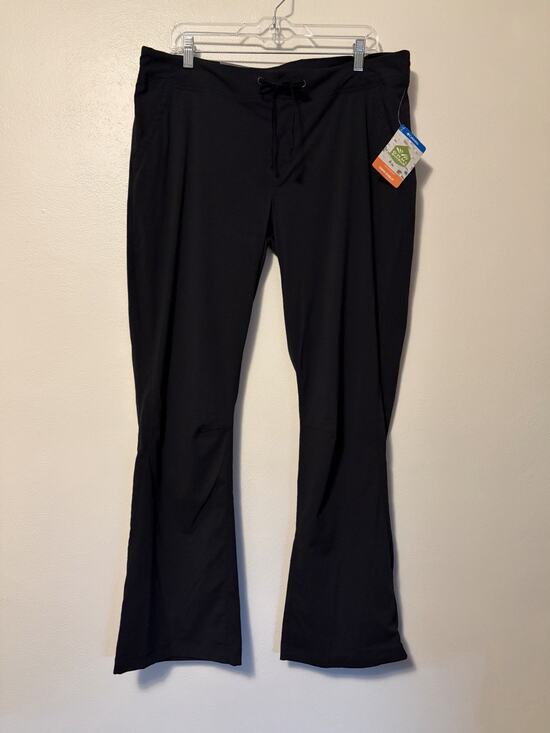 Columbia Pants - Columbia Anytime Outdoor Boot Cut Pants Women 16 Black Omni Shield Hiking New